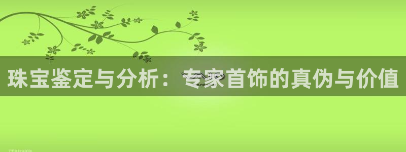 开丰娱乐官网平台网址：珠宝鉴定与分析：专家首饰的真伪与价值
