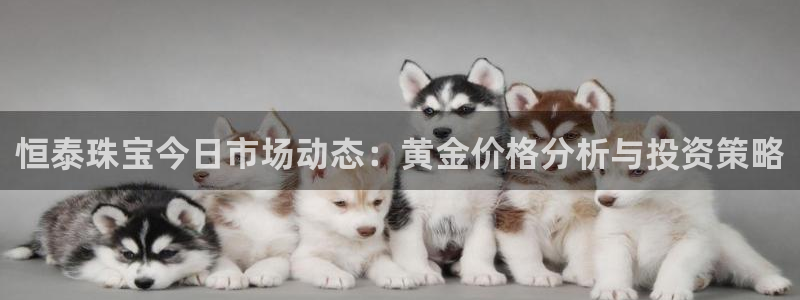 开丰娱乐咋7O777：恒泰珠宝今日市场动态：黄金价格分析与投资策略