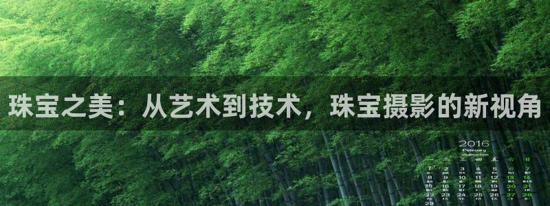 开丰娱乐千67五壹叁八：珠宝之美：从艺术到技术，珠宝摄影的新视角