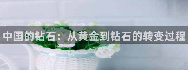 开丰娱乐怎么开转点：中国的钻石：从黄金到钻石的转变过程