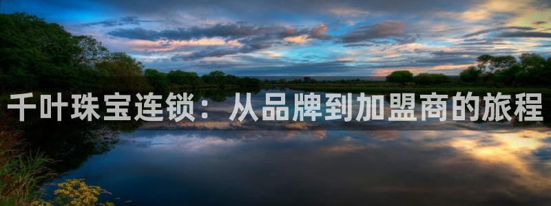 开丰娱乐官网首页：千叶珠宝连锁：从品牌到加盟商的旅程