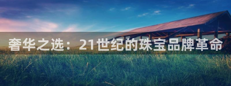开丰娱乐平台：奢华之选：21世纪的珠宝品牌革命
