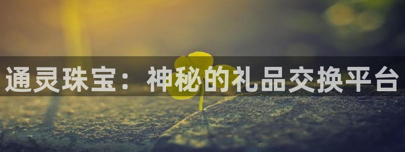 开丰娱乐2登录：通灵珠宝：神秘的礼品交换平台