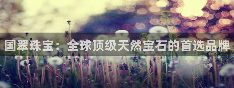 开丰娱乐更多平台：国翠珠宝：全球顶级天然宝石的首选品牌