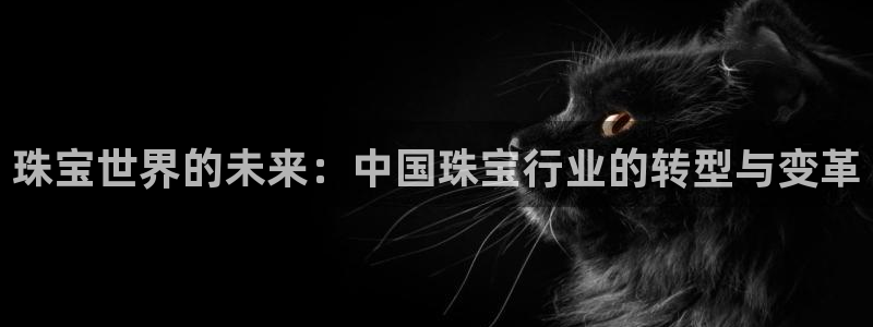 开丰娱乐更多平台：珠宝世界的未来：中国珠宝行业的转型与变革