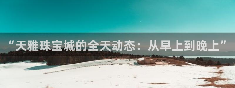 开丰娱乐姜333OO：“天雅珠宝城的全天动态：从早上到晚上”